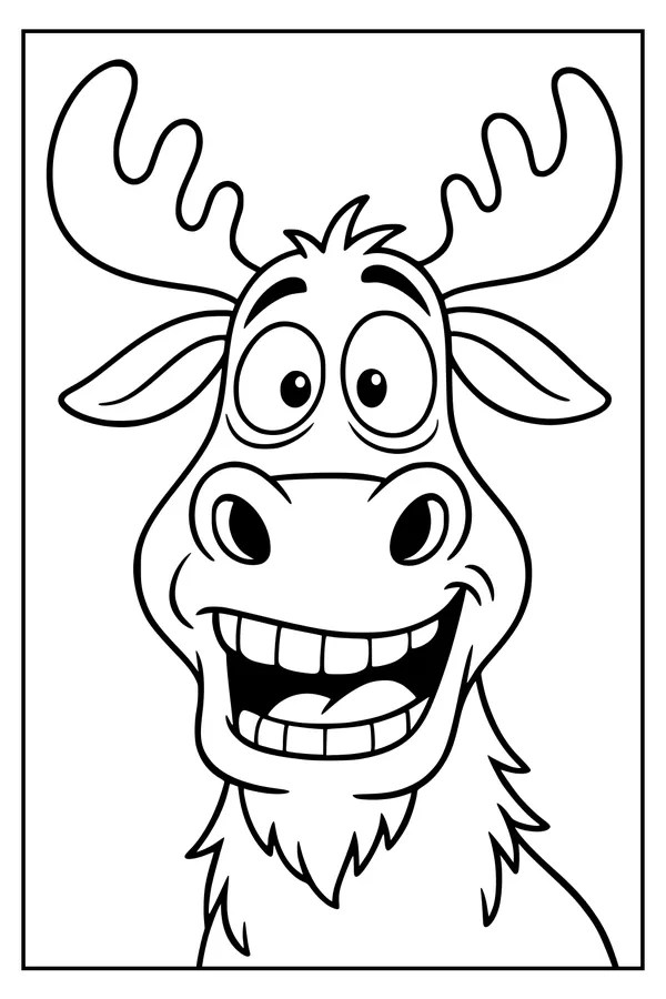 Moose With the Goofiest Grin