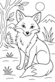 Sunny Morning with a Forest Fox