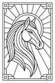 Sunbeam Mane Horse Portrait