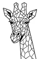Sparkle the Geometric Giraffe