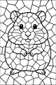 Mosaic Hamster’s Snacktime Pause