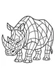 Rhino with a Patchwork Coat