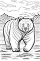 Big Bear Walks by the Riverbank