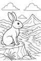 Bunny on the Rocky Hilltop
