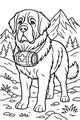 Mountain Hero with His Rescue Barrel