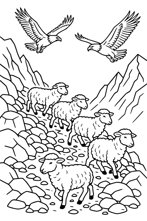 Mountain Sheep and Soaring Eagles Parade