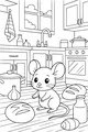 Morning Snack with the Kitchen Mouse