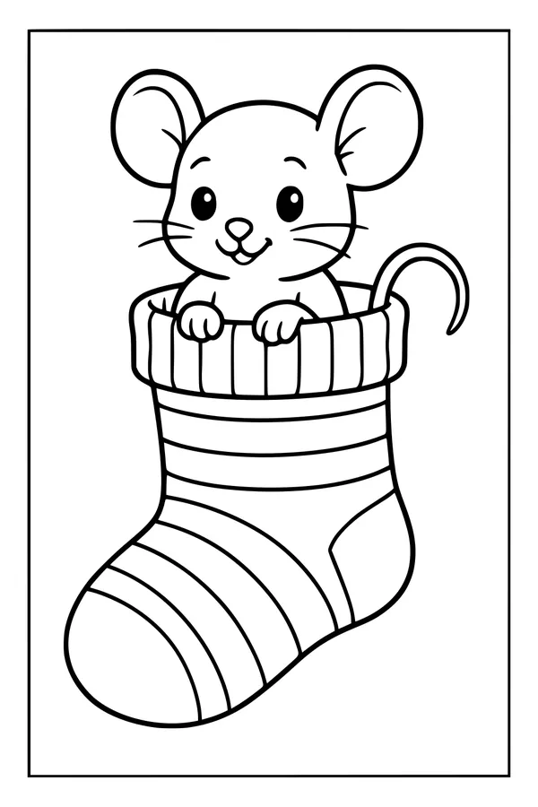 The Little Mouse in the Stripy Sock