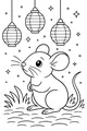 Mouse Under Lantern Lights