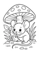 Milo the Mouse and His Mushroom Home