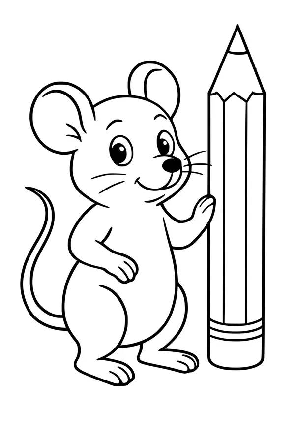 Milo the Mouse and His Giant Pencil