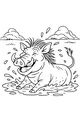 Muddy Puddle Giggles Warthog Splash