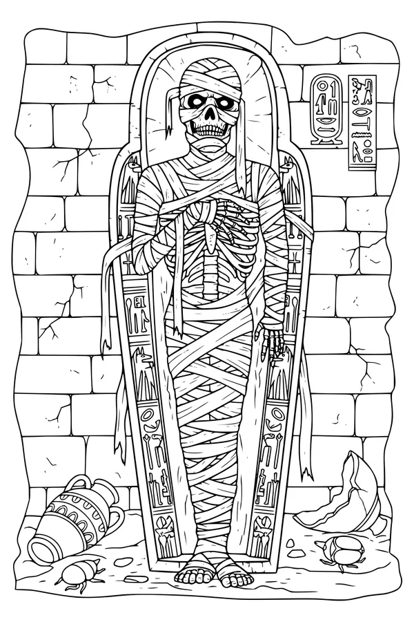 Mummy King Wakes in the Tomb