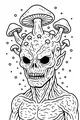 Mushroom-Head Visitor From Space