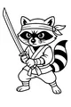 Ronin Raccoon and the Bamboo Blade