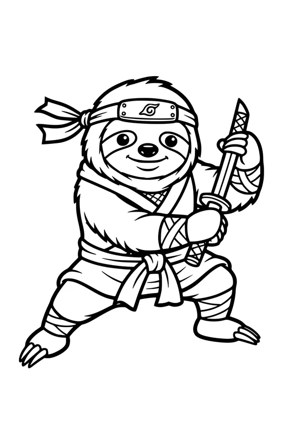 Sloth Warrior’s Silly Sword Stance