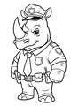 Sergeant Rhino on Patrol
