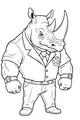Officer Rhino on Duty