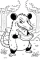Oscar the Opossum’s Banana Surprise