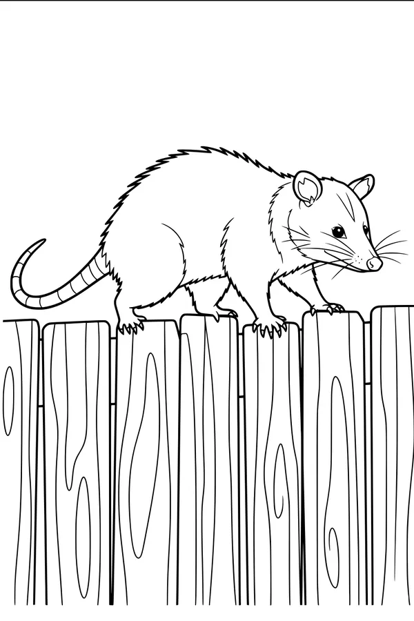 Midnight Walker on the Fence