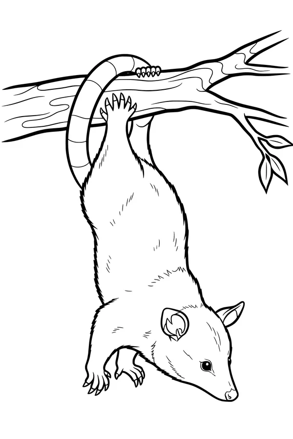 Ollie the Opossum Hangs Out High