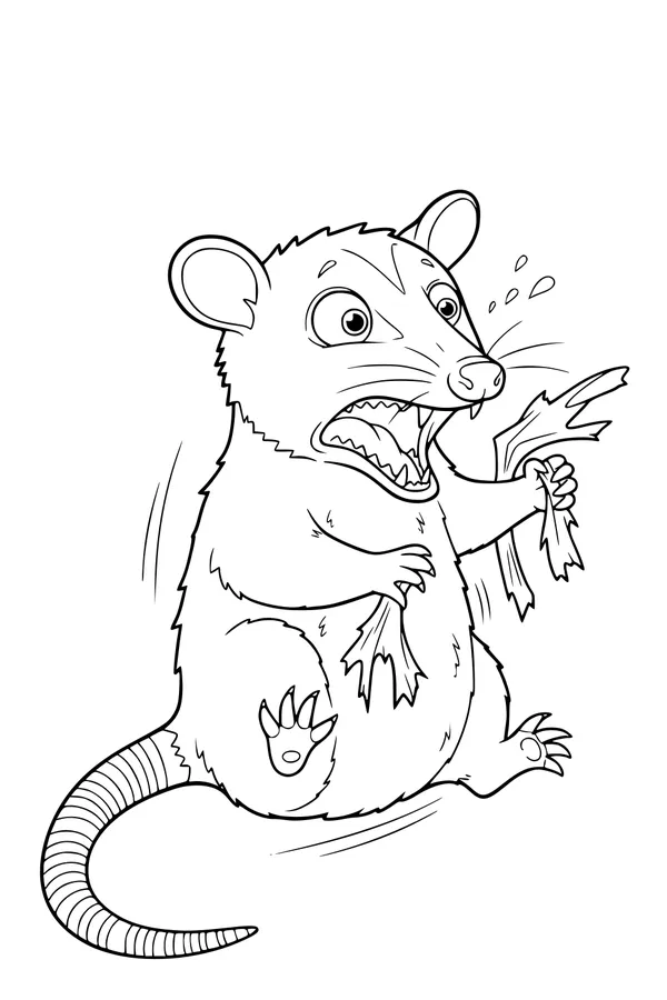 Oscar the Opossum's Big Surprise