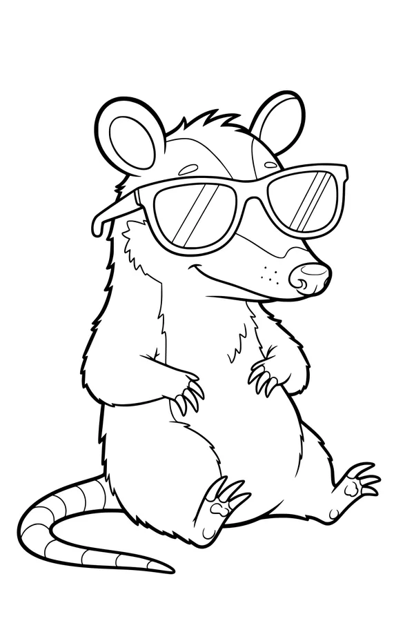 Mr. Opossum’s Super Cool Shades