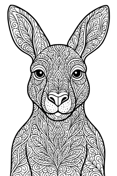Milo the Fancy-Eared Kangaroo