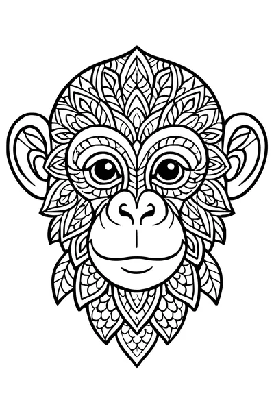The Monkey With the Magical Leaf Mask