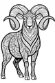 The Swirly-Horned Sheep Takes a Stroll