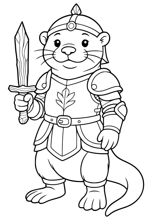 Sir Otter’s Shining Sword Surprise