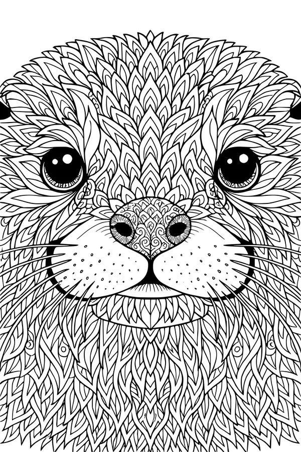 Ollie the Otter’s Leafy Mustache