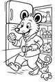 Midnight Snack for Oliver Opossum