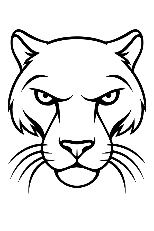 Panther King of the Jungle Stares Back