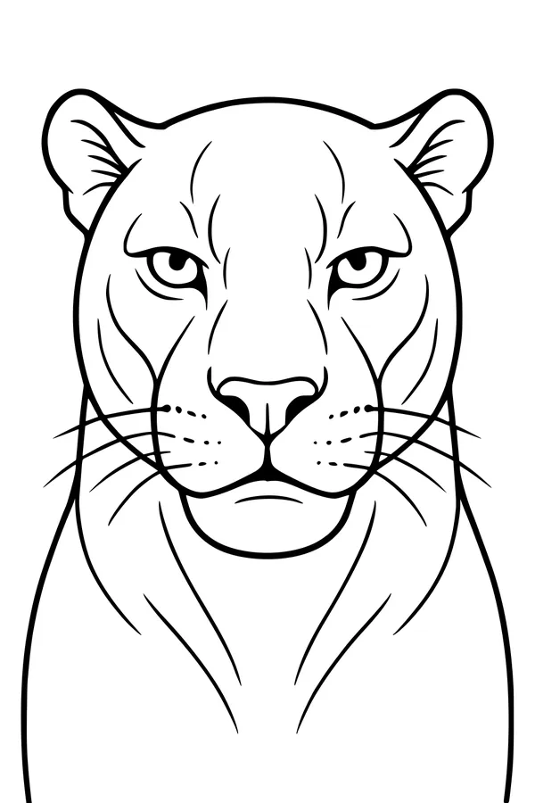 Panther Eyes in the Jungle Light