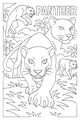 Panther Prowl Under the Jungle Palms