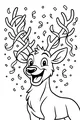Confetti Antlers and a Big Deer Grin