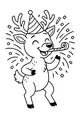 Party Hat Reindeer Brings the Fun