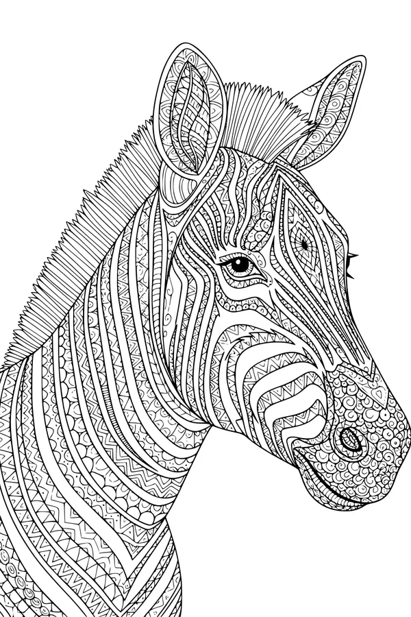 Safari Stripes: The Smiling Zebra