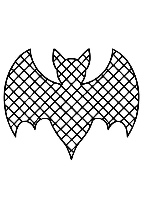 Winged Friend With Crisscrossed Patterns