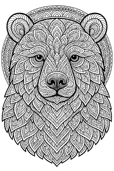 Big Bear With A Secret Pattern Coat
