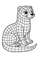 Finley the Ferret and His Fancy Squares