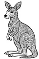 Sunshine Hopping Kangaroo in the Garden