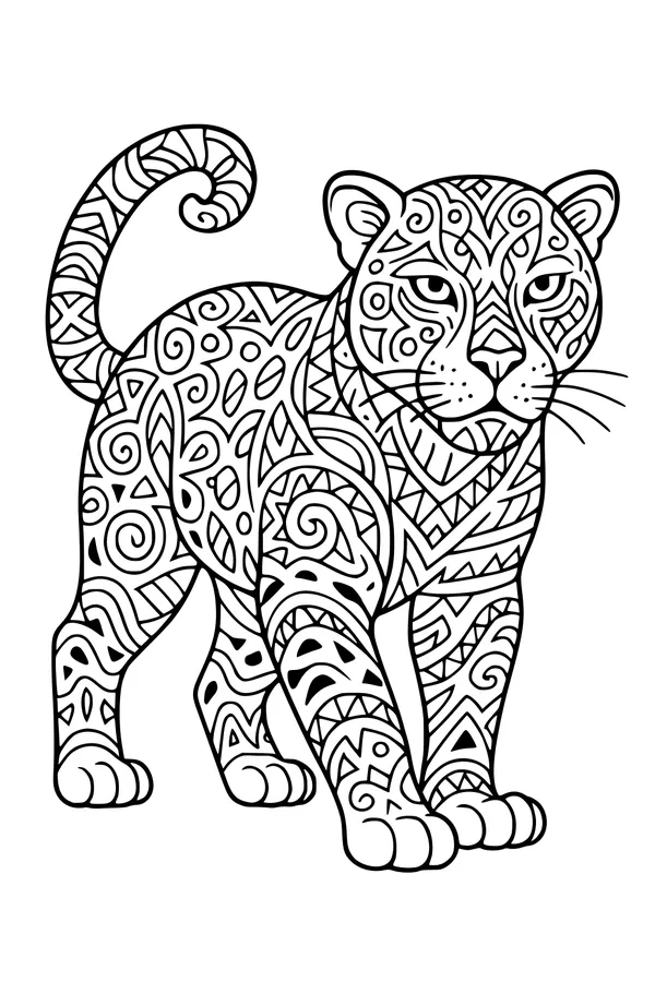 Jungle Patterns on a Proud Jaguar