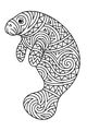 Swirly Water Manatee Dream
