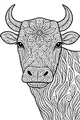Swirly Cow in the Meadow Maze
