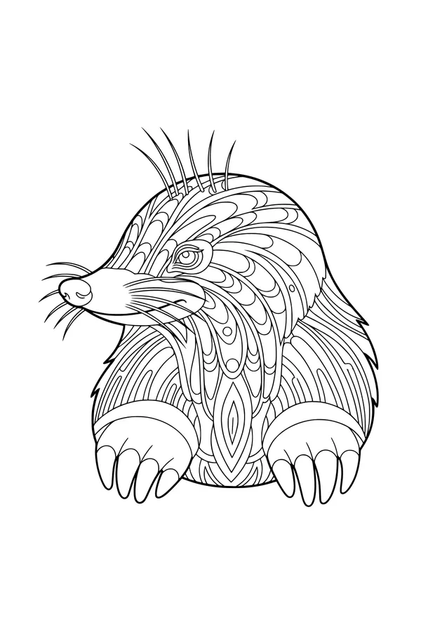 Mole’s Whiskery Tunnel Peek