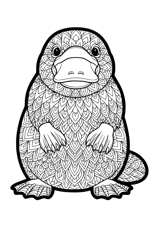 Mister Platypus and His Feathered Belly