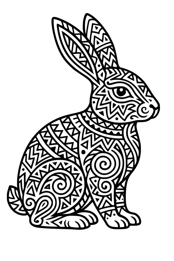 Patterns On Peter Rabbit's Coat