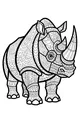 Rhino Struts with Wild Patterns
